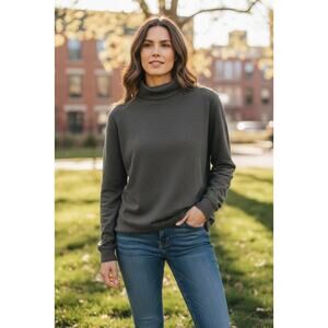 Old Navy Women’s Gray Turtleneck Long Sleeve Top Size Medium